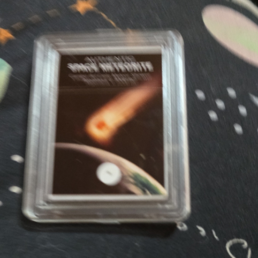 Space Meteorite Collectible Card